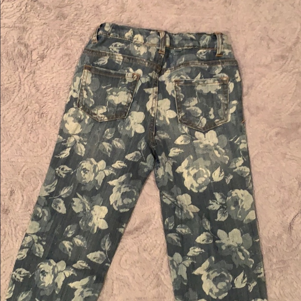 Girls floral skinny jeans - Picture 2 of 3
